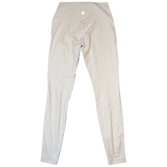 NWOT Lululemon Align Ribbed High-Rise Pant 28” Shine in Bone Size 8 - Picture 6 of 10